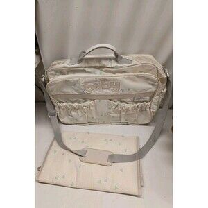 Vtg 1984 Cudlie Baby Over The Shoulder Diaper Bag Changing Pad 14"x10" Confetti